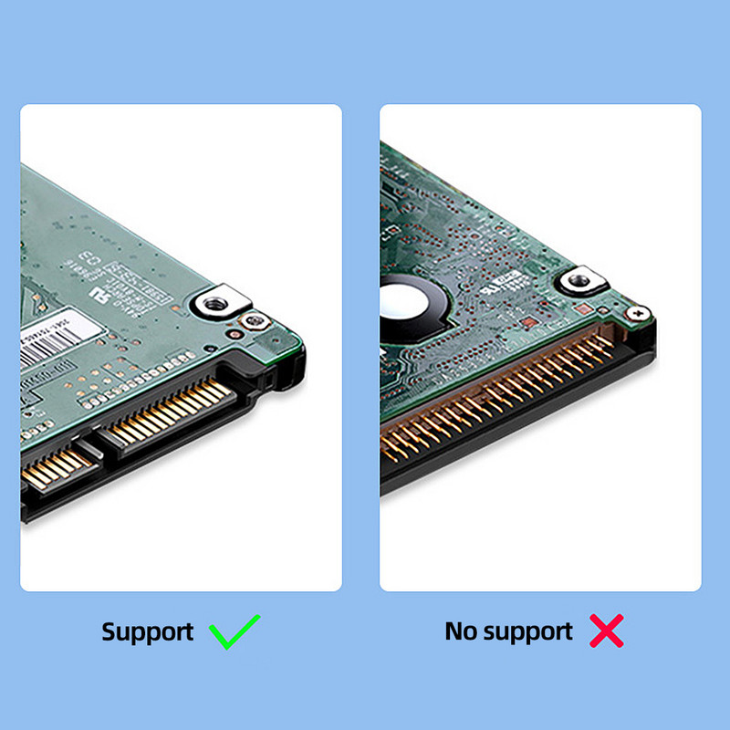 Kutija za vanjski tvrdi disk od 2,5 inča Brzina prijenosa 5 Gbps Kutija za vanjski čvrsti disk velike brzine za prijenosna računala Prijenosno računalo