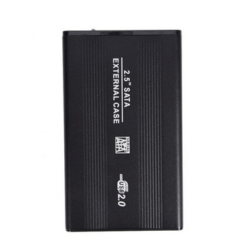 HDD корпус SSD външен мобилен 2.5in USB 2.0 2.5inch SATA твърд диск Кутия кутия