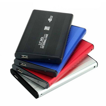 Κάλυμμα σκληρού δίσκου SSD Εξωτερικό κινητό 2,5 ιντσών USB 2,0 2,5 ιντσών SATA Θήκη μονάδας σκληρού δίσκου