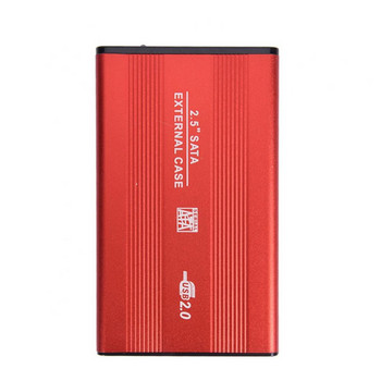 HDD корпус SSD външен мобилен 2.5in USB 2.0 2.5inch SATA твърд диск Кутия кутия