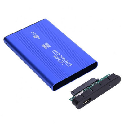 HDD korpusas SSD išorinis mobilusis 2,5 colio USB 2.0 2,5 colio SATA kietojo disko dėklo dėžutė