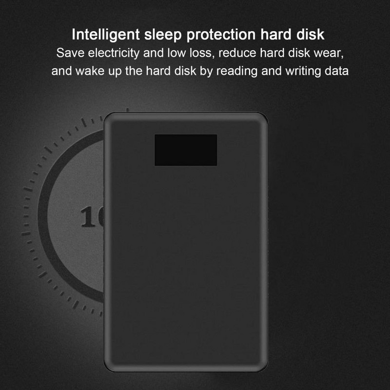 Ultra-tanko vanjsko kućište za disk Podrška 2,5-inčno SATA lagano kućište za disk Kutište za vanjski USB tvrdi disk