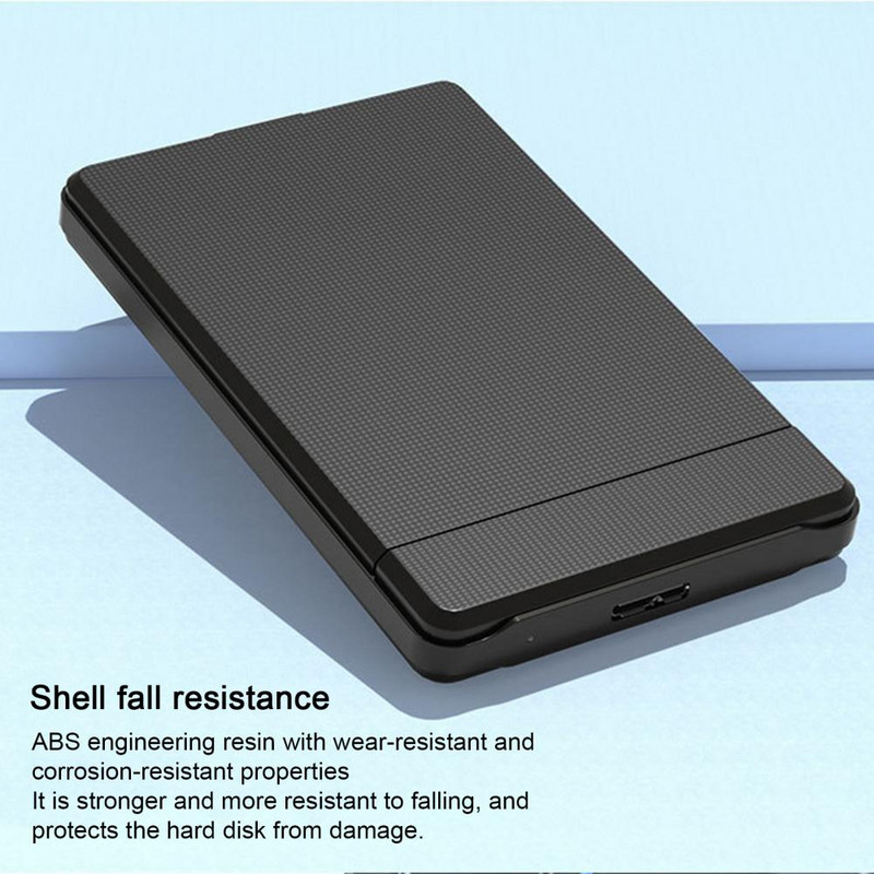 Kućište za HDD Podrška za veliku memoriju Računalni dodaci Kućište za tvrdi disk USB 2,5 inčni SATA SSD Adapter za kućište