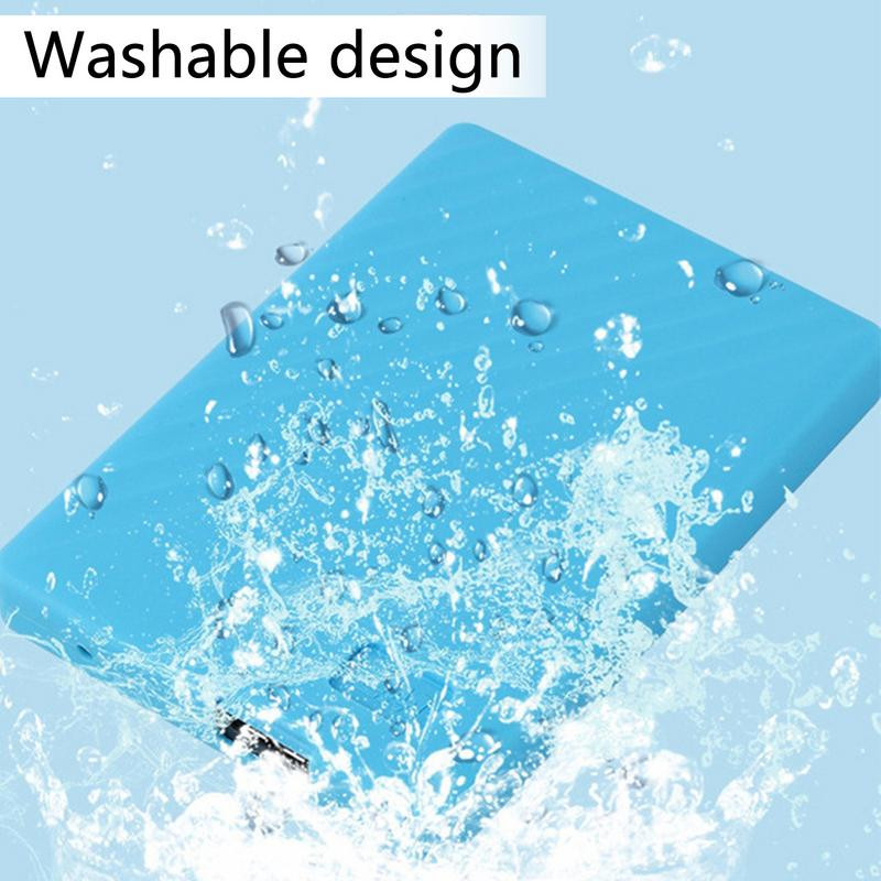 Carcasă din silicon pentru hard disk mobil, ultra moale, rezistentă la șocuri, capac de protecție elastică pentru hard disk, cu tăiere de înaltă precizie.