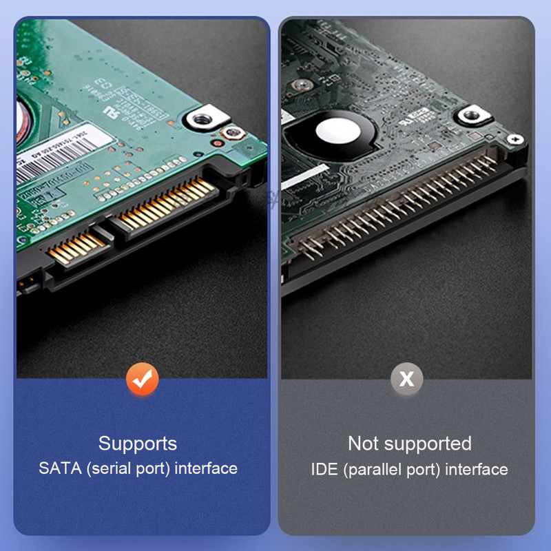 Univerzalni aluminijski 2. HDD Caddy 9.5 12.7 mm SATA 3.0 Kutija za tvrdi disk Optibay kućište 2.5" SSD kućište za prijenosno računalo DVD-ROM