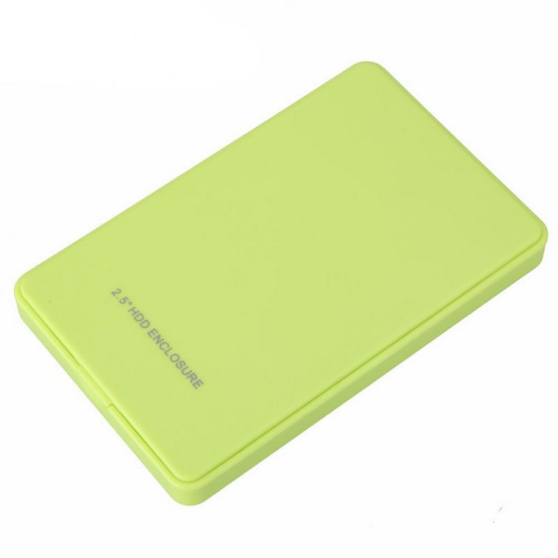 Hasznos külső merevlemez-tok Új USB 2.0 SATA 2,5 hüvelykes merevlemez-meghajtó ház számítógépes laptophoz