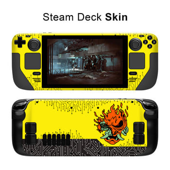 Aesthetic Skin Vinyl for Steam Deck Console Full Set Προστατευτικό κάλυμμα περιτυλίγματος αυτοκόλλητων για αυτοκόλλητα Premium κονσόλας Valve