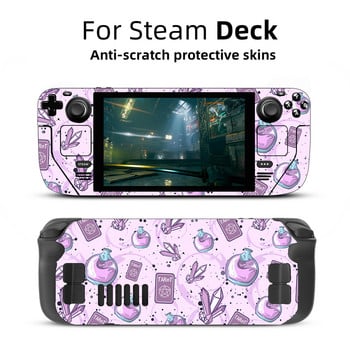 Aesthetic Skin Vinyl for Steam Deck Console Full Set Προστατευτικό κάλυμμα περιτυλίγματος αυτοκόλλητων για αυτοκόλλητα Premium κονσόλας Valve