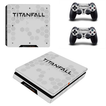 Titanfall 2 Decal PS4 Slim Skin Sticker за конзола Sony PlayStation 4 и 2 контролера PS4 Slim Skin Sticker Винил