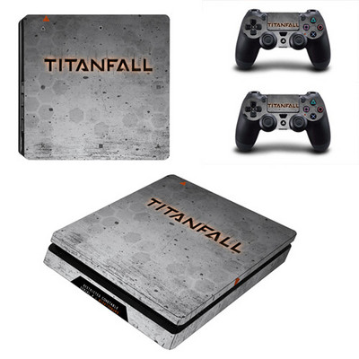 Titanfall 2 Decal PS4 Slim Skin lipdukas, skirtas Sony PlayStation 4 konsolei ir 2 valdikliams PS4 plonos odos lipdukas, vinilas