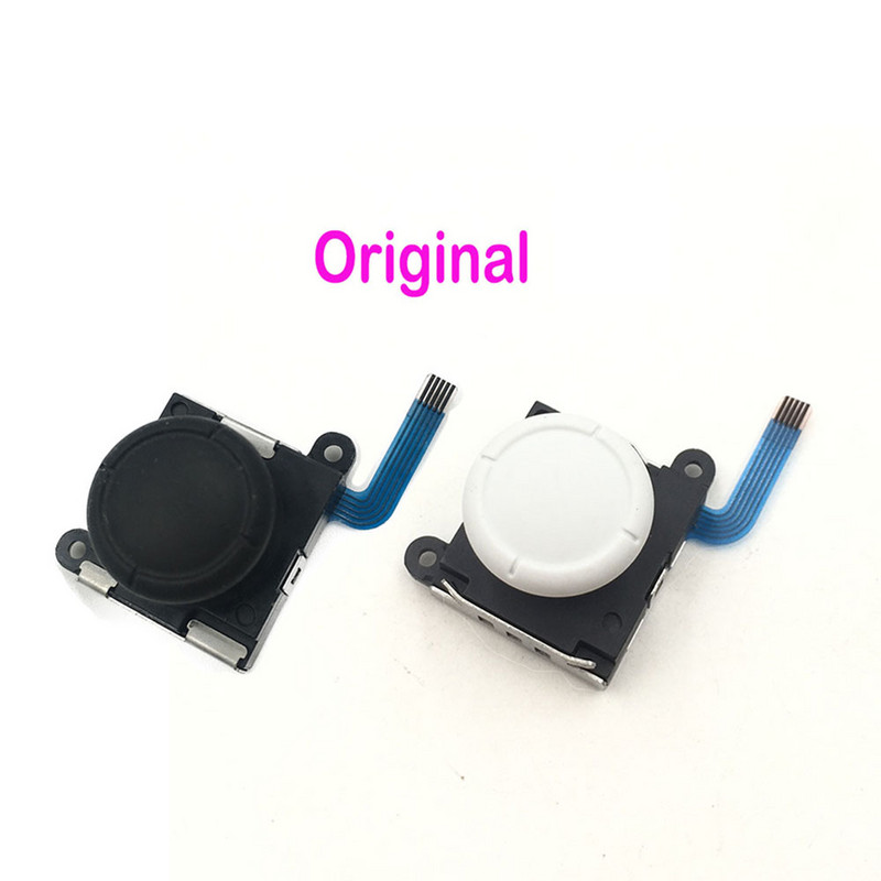 Originalūs nauji 3D analoginiai vairasvirtės nykščio lazdelių jutiklio pakaitalai, skirti Nintendo Switch Joy Con & Lite ir Oled valdikliui