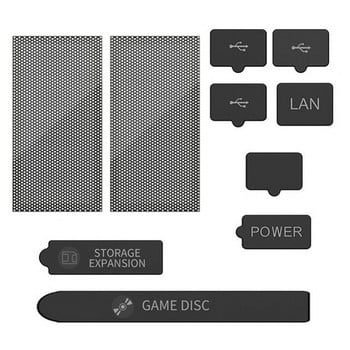 1 Set Dust Plug Set για Xbox Dust Proof Mesh Filter Jack Stopper Kit Βύσματα σιλικόνης για Xbox Series X /Xbox Gaming Accessories