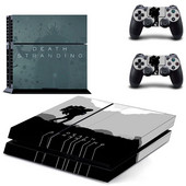 Death Stranding PS4 Skin matrica matrica DualShock PlayStation 4 konzolhoz és 2 kontrollerhez PS4 Skin matrica vinyl