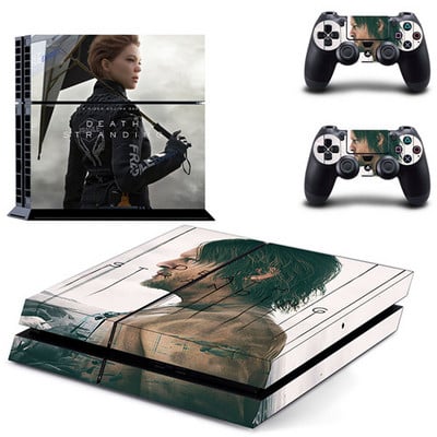 Death Stranding PS4 Skin matrica matrica DualShock PlayStation 4 konzolhoz és 2 kontrollerhez PS4 Skin matrica vinyl