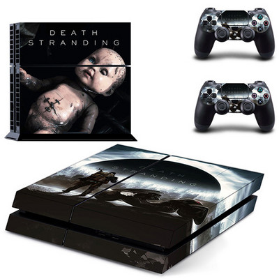 Death Stranding PS4 Skin matrica matrica DualShock PlayStation 4 konzolhoz és 2 kontrollerhez PS4 Skin matrica vinyl