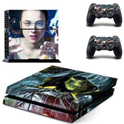 Death Stranding PS4 Skin matrica matrica DualShock PlayStation 4 konzolhoz és 2 kontrollerhez PS4 Skin matrica vinyl