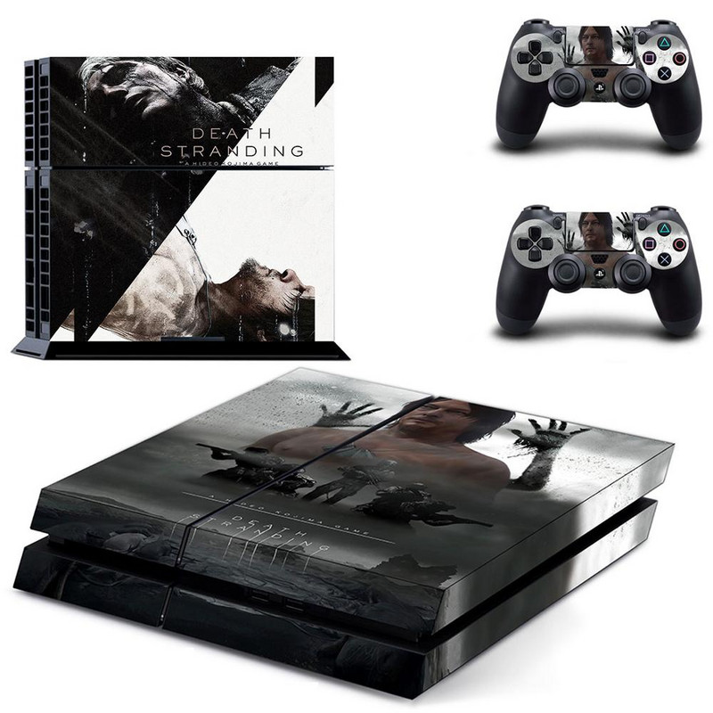 Death Stranding PS4 Skin matrica matrica DualShock PlayStation 4 konzolhoz és 2 kontrollerhez PS4 Skin matrica vinyl