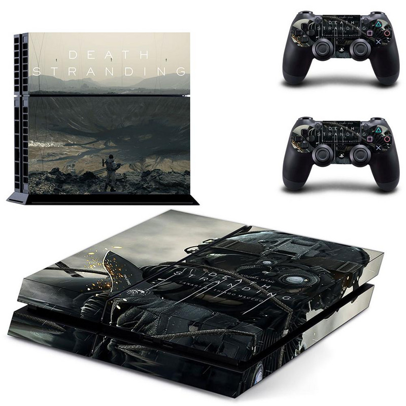 Death Stranding PS4 Skin matrica matrica DualShock PlayStation 4 konzolhoz és 2 kontrollerhez PS4 Skin matrica vinyl