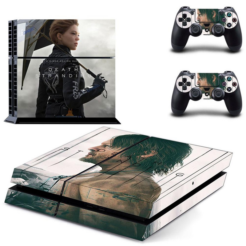 Death Stranding PS4 Skin matrica matrica DualShock PlayStation 4 konzolhoz és 2 kontrollerhez PS4 Skin matrica vinyl