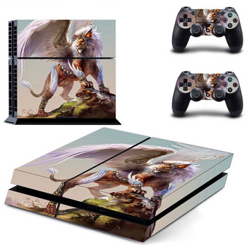 Dragon and Lion Decal PS4 Skin Sticker for Sony PlayStation 4 Console and Controllers PS4 Skins Stickers Vinyl