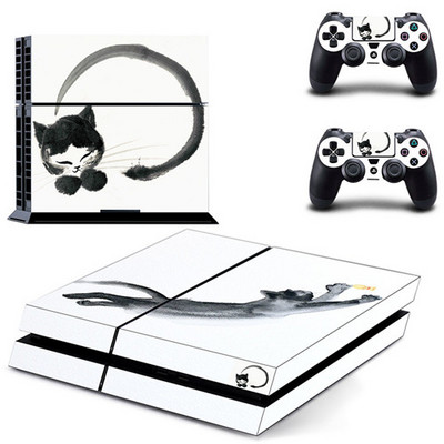 Sárkány és Oroszlán matrica PS4 Skin matrica Sony PlayStation 4 konzolhoz és kontrollerekhez PS4 Skins matricák Vinyl