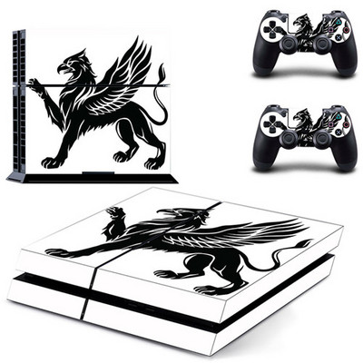 Sárkány és Oroszlán matrica PS4 Skin matrica Sony PlayStation 4 konzolhoz és kontrollerekhez PS4 Skins matricák Vinyl