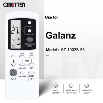 Нов GZ-1002B-E3 Подходящ за дистанционно управление на климатик Galanz GZ-1002A-E3 GZ-1002B-E1 GZ01-BEJ0-000 GZ 1002b E3