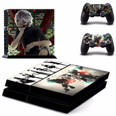 Uklonjivi anime Tokyo Ghoul PS4 skin naljepnica za naljepnicu za Sony PlayStation 4 konzolu i 2 kontrolera PS4 skins naljepnica vinil