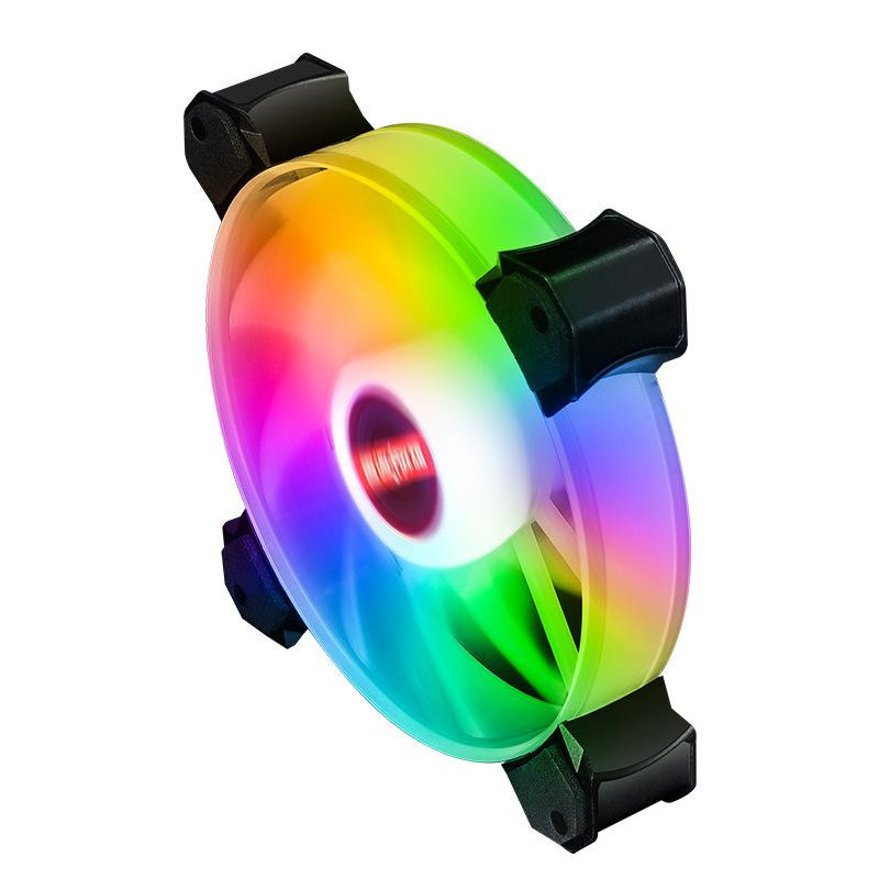 12cm Rgb 5v Pwm 3+4pin Kućište Ventilator Tihi PC Radijator CPU Hladnjak ARGB Sinkronizacija s ventilatorima na matičnoj ploči Tihi ventilator za hlađenje Šarena svjetla