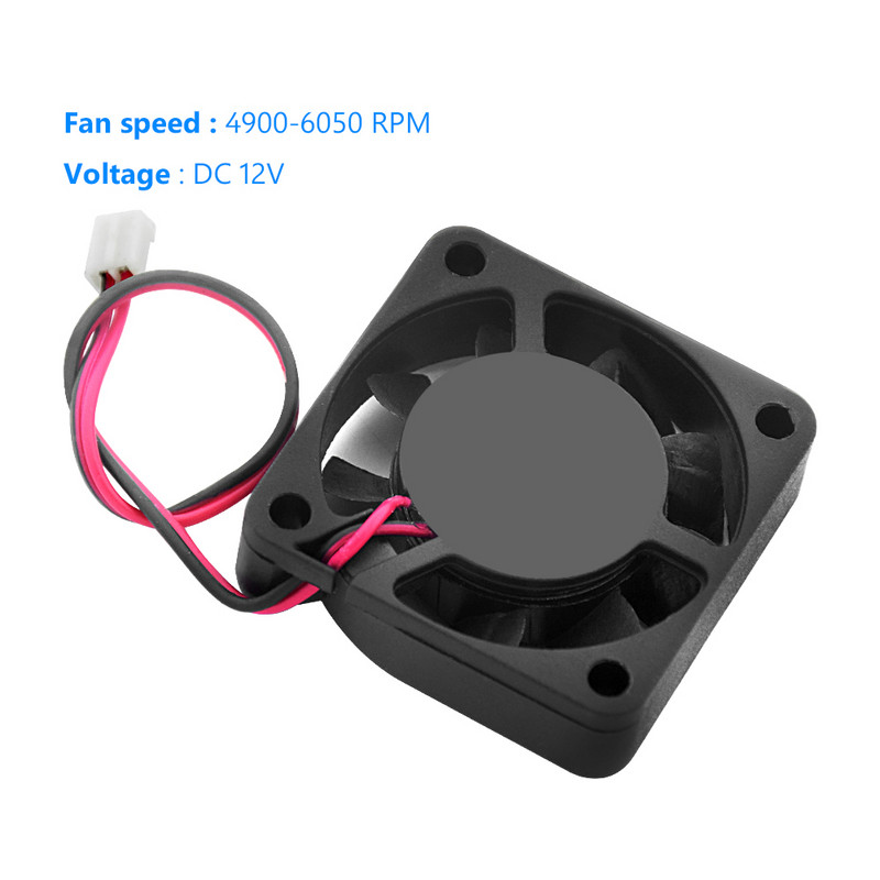 40x40x10mm DC 12V 40mm Kluss bezsuku dzesēšanas datora korpusa ventilators 4010 2-Pin PC CPU grafiskās kartes radiatora dzesētāja ventilators