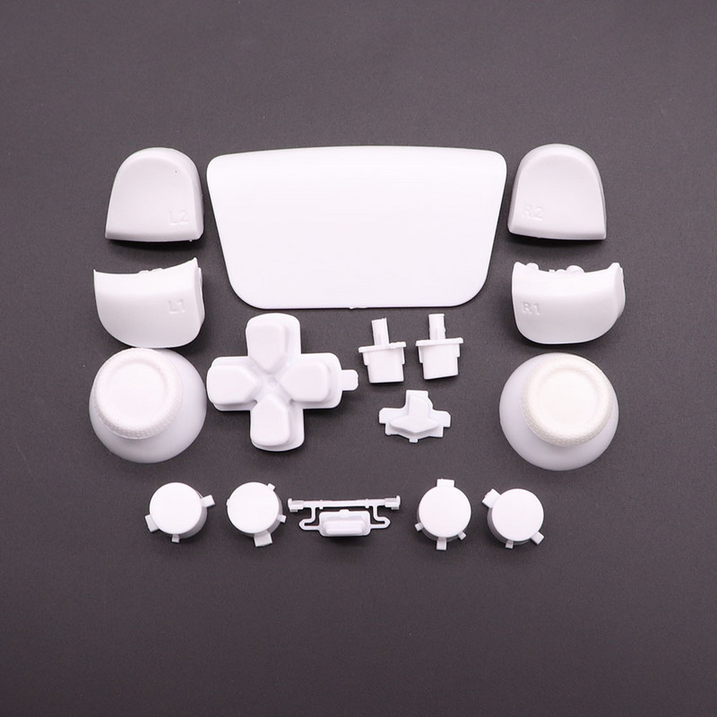 L1 R1 L2 R2 gumb D-pad Kit gumbi za dijeljenje Zamjena kapica za joystick za PS5 V1 1.0 kontroler Gamepad