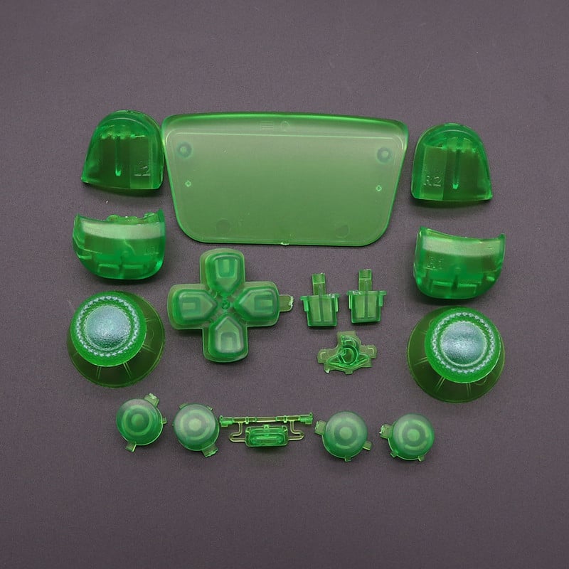 L1 R1 L2 R2 gumb D-pad Kit gumbi za dijeljenje Zamjena kapica za joystick za PS5 V1 1.0 kontroler Gamepad