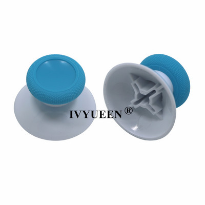 IVYUEEN 2 PCS, skirtas Microsoft XBox One Series XS valdikliui 3d analoginiai nykščio lazdelės rankena Joystick dangtelis ThumbSticks dangtelis baltas mėlynas