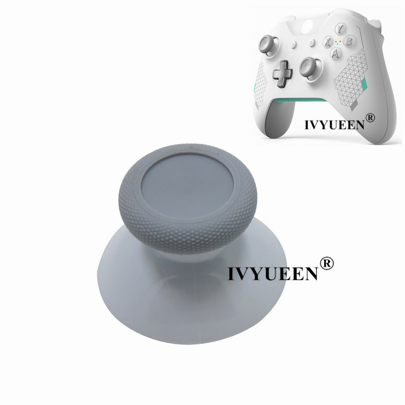 IVYUEEN 2 PCS, skirtas Microsoft XBox One Series XS valdikliui 3d analoginiai nykščio lazdelės rankena Joystick dangtelis ThumbSticks dangtelis baltas mėlynas