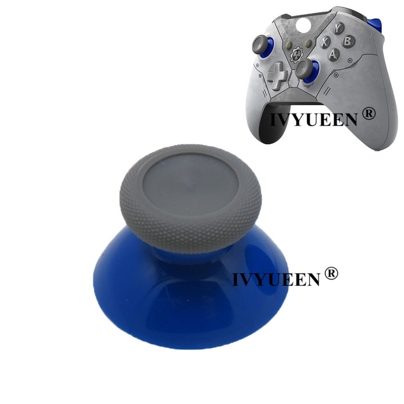 IVYUEEN 2 PCS, skirtas Microsoft XBox One Series XS valdikliui 3d analoginiai nykščio lazdelės rankena Joystick dangtelis ThumbSticks dangtelis baltas mėlynas