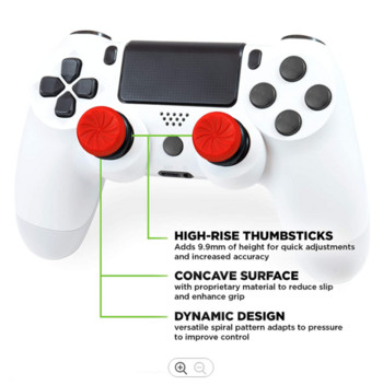 Thumbsticks Grip Game Controller Freek Rubber Silicone Grip Cover 2 sets for PS5 Dualsenese PS4 Controller