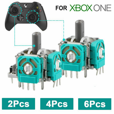 2/4PCS rezerves 3D Analog Stick sensora moduļa īkšķis Xbox One bezvadu kontroliera spēļu piederumiem