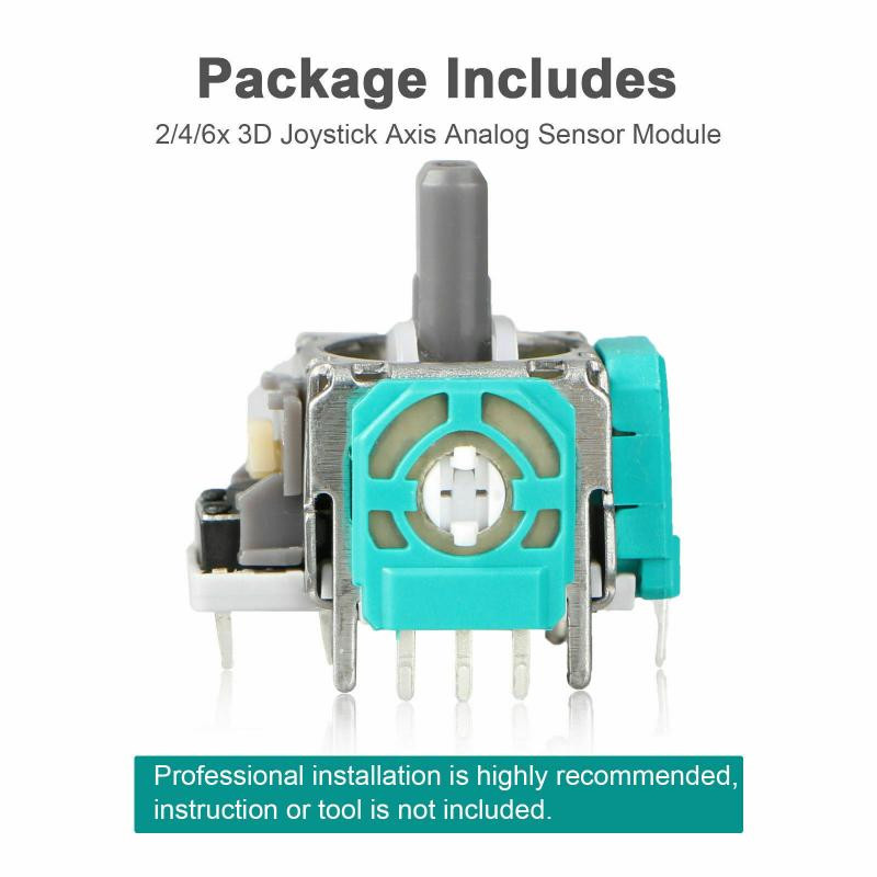 4PCS zamjenski 3D kontroler Joystick Modul trakastog senzora koristi se za PS4 za Xbox One kontroler kompatibilnu simulaciju
