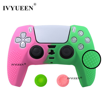 3D Studded Edition protuklizna zaštitna maska za PlayStation 5 PS5 kontroler Silikonska torbica Ručke za palac za Dualsense Mekana korica