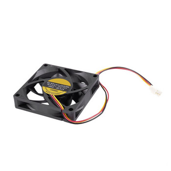 Νέα 2 τεμάχια 70X70mm 12V 3-pin Θήκη υπολογιστή CPU DC Cooler Cooling Fan Black