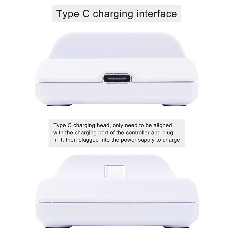 Dubults ātrais lādētājs PS5 bezvadu kontrolierim C tipa USB uzlādes dokstacijas Sony PS5 kursorsviras spēļu paneļa piederumiem