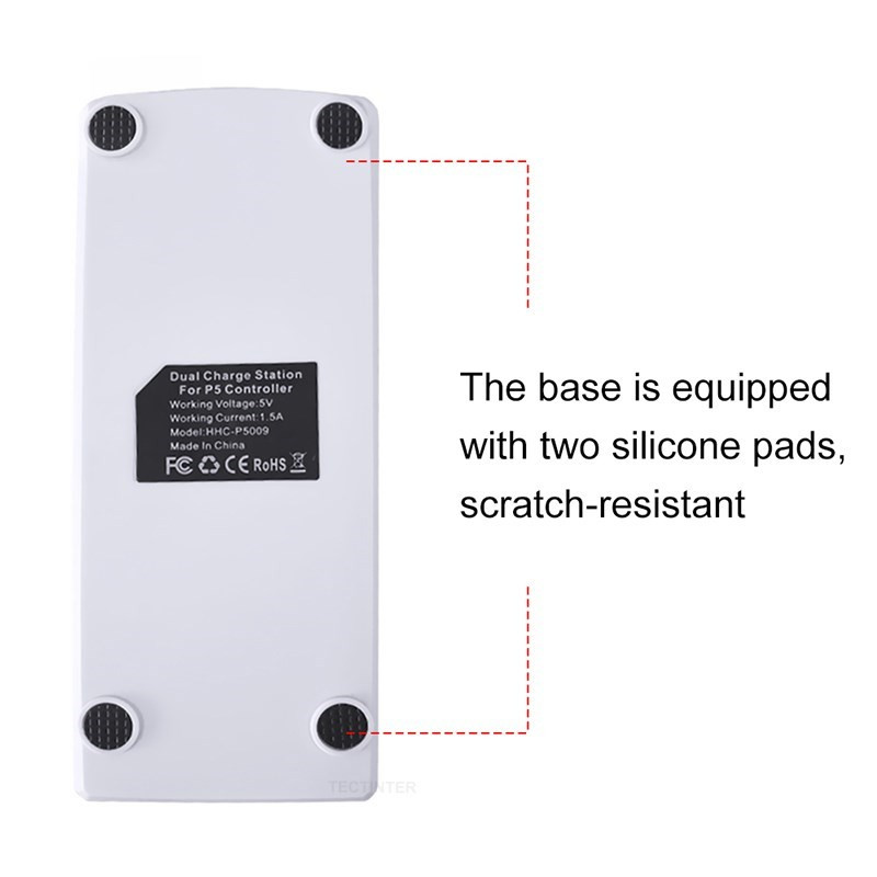 Dubults ātrais lādētājs PS5 bezvadu kontrolierim C tipa USB uzlādes dokstacijas Sony PS5 kursorsviras spēļu paneļa piederumiem