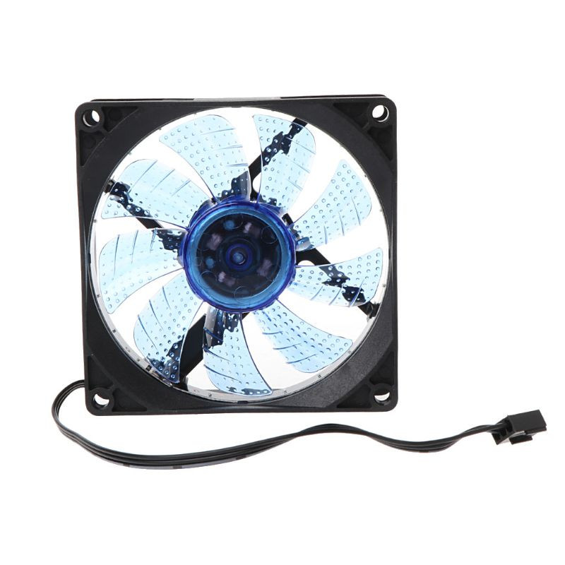 LED svetlo 3-pinové 90 mm PC stolný počítač chladiaci ventilátor s nízkou hlučnosťou 9025