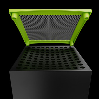 Охлаждащ вентилатор Филтър Прахоустойчив капак Капак на вентилационния отвор за Xbox Series X игрова конзола Щепсел за прах Мрежа Rack Комплект мрежест филтър за XBOX Series