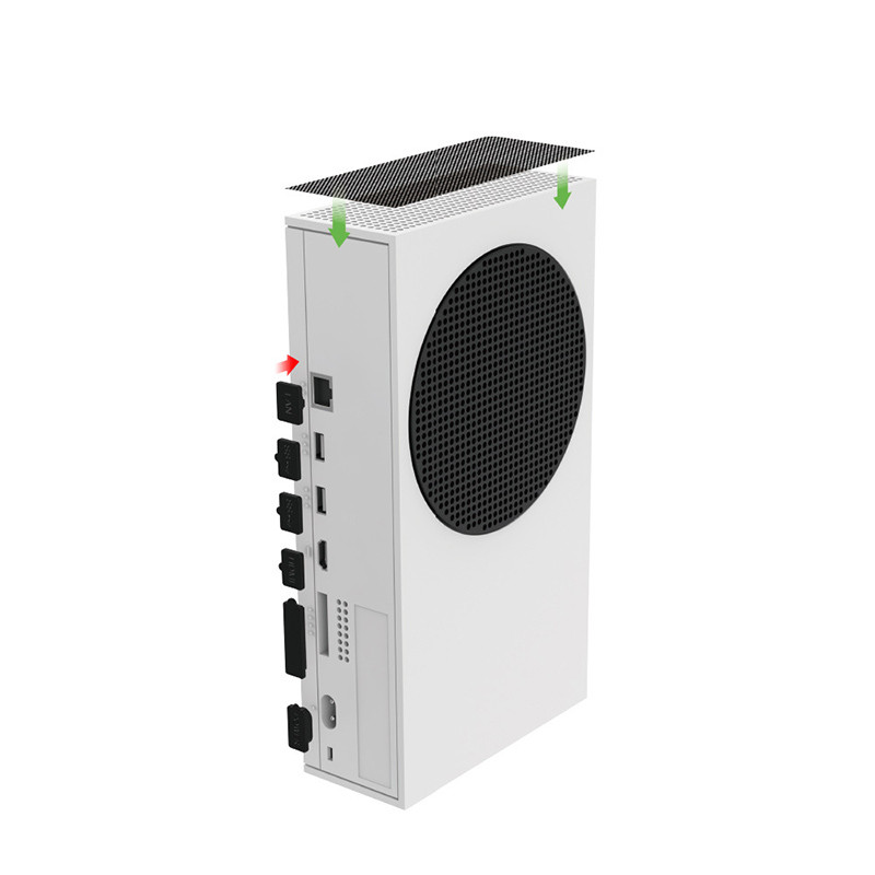 11 u 1 Kutija otporna na prašinu Kompleti mrežastih čepova za Xbox Series SX igraću konzolu Preventivni poklopac Komplet otporan na prašinu