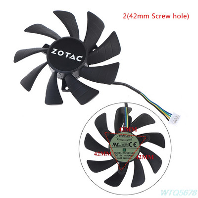 85MM охлаждащ вентилатор за GTX1060 Mini ITX P106-090 Вентилатори за охлаждане на графична карта Вентилатори за охлаждане на графична карта