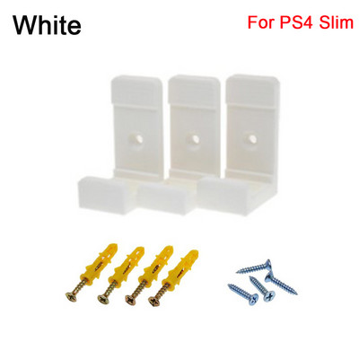 Sony PS4 Slim Pro konzolhoz, 3D nyomtatási fali kontroller tartó konzol állványhoz Host Rack játéktároló rögzítő tartozék