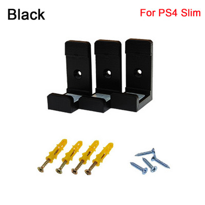 Sony PS4 Slim Pro konzolhoz, 3D nyomtatási fali kontroller tartó konzol állványhoz Host Rack játéktároló rögzítő tartozék