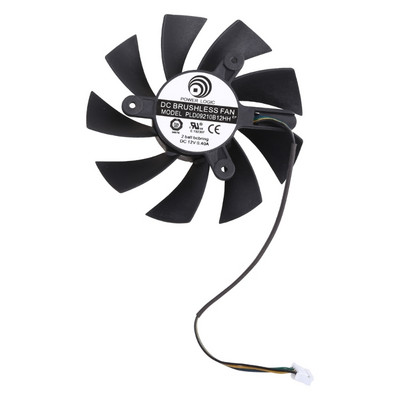 PLA09215B12H 4Pin 12V 0.4A Cooler Ventilator Placă grafică Ventilator VGA de răcire pentru GTX1060