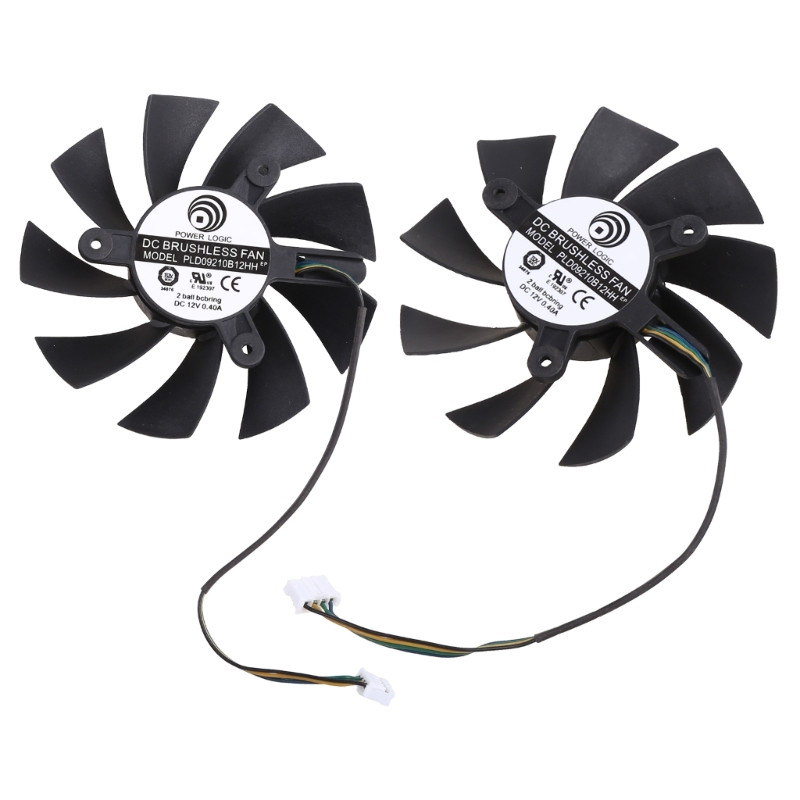 PLA09215B12H 4Pin 12V 0.4A Cooler Ventilator Placă grafică Ventilator VGA de răcire pentru GTX1060